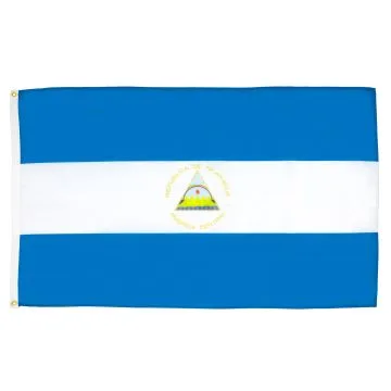 DRAPEAU NICARAGUA 150x90cm - DRAPEAU NICARAGUAYEN 90 x 150 cm - DRAPEAUX
