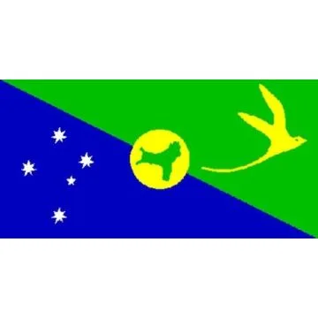 DRAPEAU ILE CHRISTMAS 150x90cm - DRAPEAU DE L\'ÎLE CHRISTMAS - AUSTRALIE 90 x 150 cm - DRAPEAUX