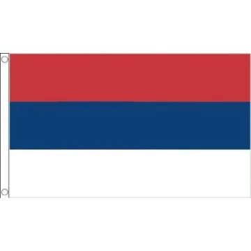 DRAPEAU SERBIE CIVIL 150x90cm - DRAPEAU SERBE 90 x 150 cm - DRAPEAUX
