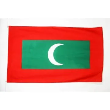 DRAPEAU MALDIVES 150x90cm - DRAPEAU MALDIVIEN 90 x 150 cm - DRAPEAUX