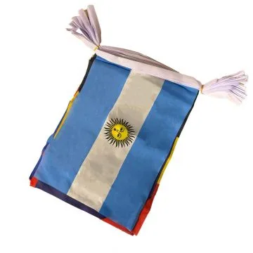 2026 Football World Cup Flag Garland 20 m | 48 flags 30x20 cm