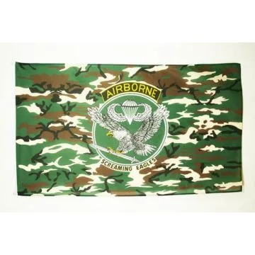 DRAPEAU USA AIRBORNE 101 150x90cm - DRAPEAU AMÉRICAIN – ARMÉE ETATS-UNIS  90 x 150 cm - DRAPEAUX