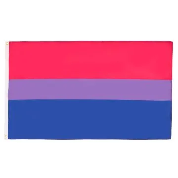 DRAPEAU BISEXUEL 150x90cm - DRAPEAU BISEXUEL - ARC EN CIEL - RAINBOW 90 x 150 cm - DRAPEAUX