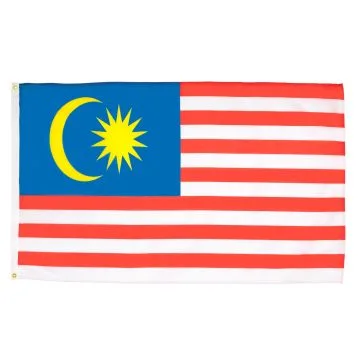 DRAPEAU MALAISIE 150x90cm - DRAPEAU MALAISIEN 90 x 150 cm - DRAPEAUX