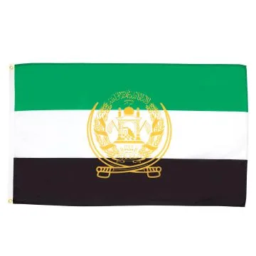 DRAPEAU AFGHANISTAN 2001-2002 150x90cm - DRAPEAU AFGHAN 90 x 150 cm - DRAPEAUX