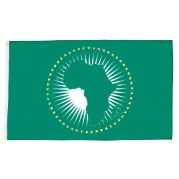 DRAPEAU UNION AFRICAINE 150x90cm - DRAPEAU AFRICAIN 90 x 150 cm - DRAPEAUX
