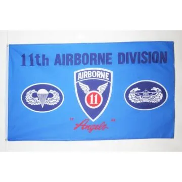 DRAPEAU USA AIRBORNE 11 150x90cm - DRAPEAU AMÉRICAIN – ARMÉE ETATS-UNIS  90 x 150 cm - DRAPEAUX