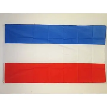 DRAPEAU SERBIE-ET-MONTÉNÉGRO 150x90cm - DRAPEAU SERBE - MONTÉNÉGRIN 90 x 150 cm - DRAPEAUX