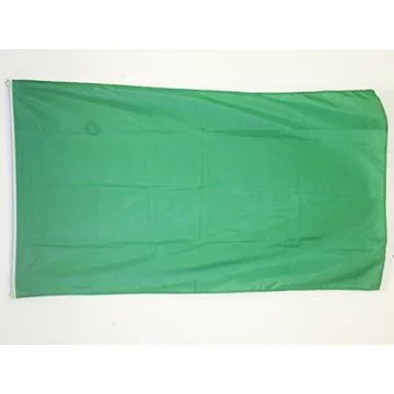 DRAPEAU UNICOLORE VERT 150x90cm - DRAPEAU DE COULEUR VERTE 90 x 150 cm - DRAPEAUX