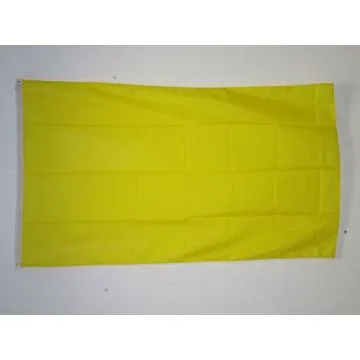 DRAPEAU UNICOLORE JAUNE 150x90cm - DRAPEAU DE COULEUR JAUNE 90 x 150 cm - DRAPEAUX