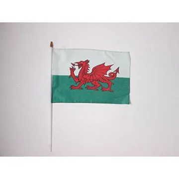 DRAPEAU NOUVELLE-ZÉLANDE 45x30cm HAMPE blanche - LOT DE 10 DRAPEAUX NÉO-ZÉLANDAIS 30 x 45 cm