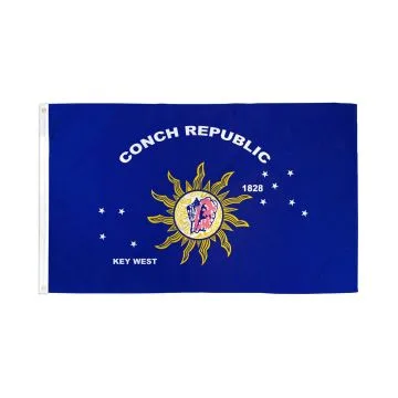DRAPEAU CONCH REPUBLIC 150x90cm - DRAPEAU KEY WEST 90 x 150 cm - DRAPEAUX