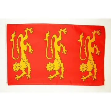 DRAPEAU ROI RICHARD I D\'ANGLETERRE 150x90cm - DRAPEAU ANGLAIS 90 x 150 cm - DRAPEAUX