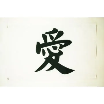 DRAPEAU INSCRIPTIONS CHINE AMOUR 150x90cm - DRAPEAU CHINOIS - CHINE 90 x 150 cm - DRAPEAUX
