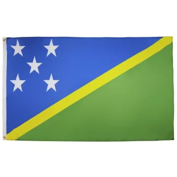 DRAPEAU SALOMON 150x90cm - DRAPEAU SALOMONAIS - ÎLES SALOMON 90 x 150 cm - DRAPEAUX