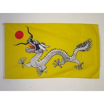 DRAPEAU DRAGON CHINOIS 150x90cm - DRAPEAU CHINE 90 x 150 cm - DRAPEAUX