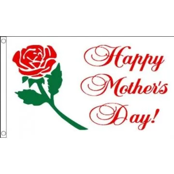 DRAPEAU JOYEUSES FÊTES DES MÈRES 150x90cm - DRAPEAU HAPPY MOTHER\'S DAY 90 x 150 cm - DRAPEAUX