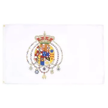Drapeau Royaume des Deux-Siciles 1816 150x90cm - Drapeau Italie - Sicile 90 x 150 cm - Drapeaux