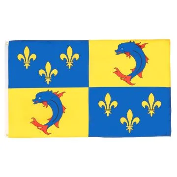 DRAPEAU PROVINCE DU DAUPHINÉ 150x90cm - DRAPEAU DAUPHINOIS - FRANCE 90 x 150 cm - DRAPEAUX