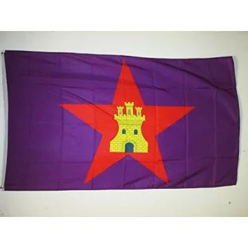 DRAPEAU CASTILLA COMUNERA INDÉPENDENTISTE 150x90cm - DRAPEAU CASTILLAN NATIONALISTE 90 x 150 cm - DRAPEAUX