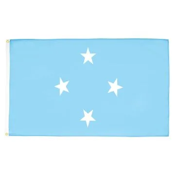 DRAPEAU MICRONÉSIE 150x90cm - DRAPEAU MICRONÉSIEN 90 x 150 cm - DRAPEAUX