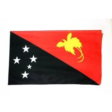 DRAPEAU PAPOUASIE 150x90cm - DRAPEAU PAPOUASIEN 90 x 150 cm - DRAPEAUX