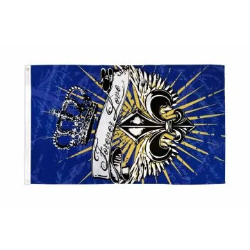 DRAPEAU AMOUR ÉTERNEL 150x90cm - DRAPEAU FOREVER LOVE 90 x 150 cm - DRAPEAUX