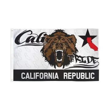 DRAPEAU RÉPUBLIQUE DE CALIFORNIE 150x90cm - DRAPEAU CALIFORNIA PRIDE 90 x 150 cm - DRAPEAUX