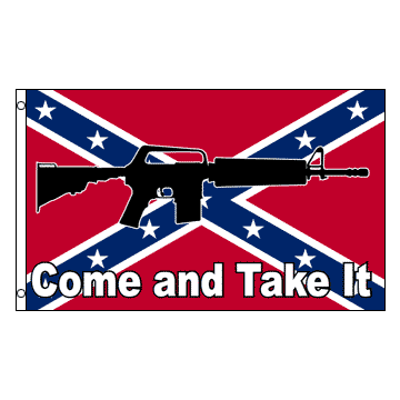 DRAPEAU SUDISTE COMME AND TAKE IT 150x90cm - DRAPEAU REBEL 90 x 150 cm - DRAPEAUX