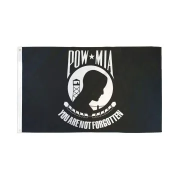 DRAPEAU POW-MIA REMEMBER 150x90cm - DRAPEAU AMÉRICAIN - ETATS-UNIS 90 x 150 cm - DRAPEAUX