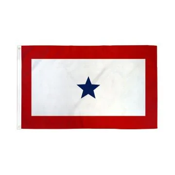 DRAPEAU ETATS-UNIS BLUE STAR SERVICE 150x90cm - DRAPEAU SERVICE BANNER AMÉRICAIN 90 x 150 cm - DRAPEAUX