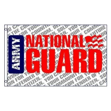 DRAPEAU GARDE NATIONALE DES ÉTATS-UNIS 150x90cm - DRAPEAU ARMY NATIONAL GUARD 90 x 150 cm - DRAPEAUX