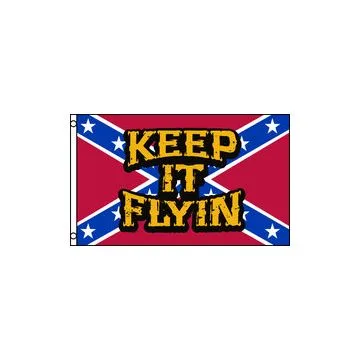 DRAPEAU SUDISTE KEEP IT FLYIN 150x90cm - DRAPEAU REBEL CONFÉDÉRÉ 90 x 150 cm - DRAPEAUX
