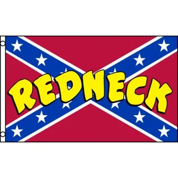 DRAPEAU SUDISTE REDNECK 150x90cm - DRAPEAU NUQUE ROUGE REBEL 90 x 150 cm - DRAPEAUX
