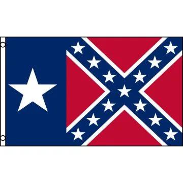 DRAPEAU TEXAS SUDISTE  150x90cm - DRAPEAU TEXAN REBEL 90 x 150 cm - DRAPEAUX