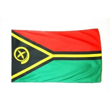 DRAPEAU VANUATU 150x90cm - DRAPEAU VANUATAIS 90 x 150 cm - DRAPEAUX