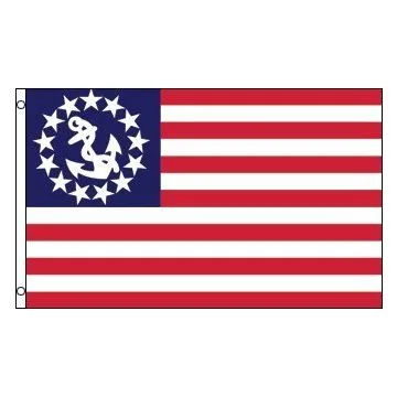 DRAPEAU ETATS-UNIS YACHT ENSIGN 150x90cm - DRAPEAU AMÉRICAIN - USA 90 x 150 cm - DRAPEAUX