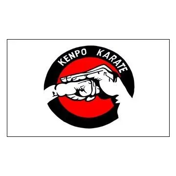 DRAPEAU KENPO KARATE 150x90cm - DRAPEAU ART MATRIAL 90 x 150 cm - DRAPEAUX