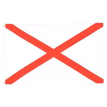 DRAPEAU CROIX DE SAINT PATRICK 150x90cm - DRAPEAU PADDY\'S CROSS 90 x 150 cm - DRAPEAUX