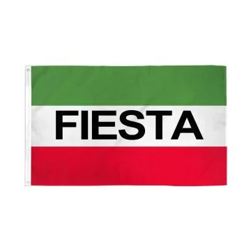 DRAPEAU FIESTA 150x90cm - DRAPEAU C\'EST LA FÊTE 90 x 150 cm - DRAPEAUX