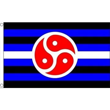 DRAPEAU FIERTÉ BDSM 150x90cm - DRAPEAU DU BONDAGE 90 x 150 cm - DRAPEAUX