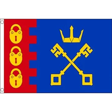 DRAPEAU WILLENHALL 150x90cm - DRAPEAU DE WILLENHALL - STAFFORDSHIRE 90 x 150 cm - DRAPEAUX