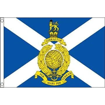 DRAPEAU MARINE ROYALE D\'ECOSSE 150x90cm - DRAPEAU ROYAL MARINES RESERVE OF SCOTLAND 90 x 150 cm - DRAPEAUX
