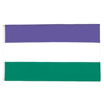 DRAPEAU SUFFRAGETTES 150x90cm - DRAPEAU DROIT DES FEMMES 90 x 150 cm - DRAPEAUX