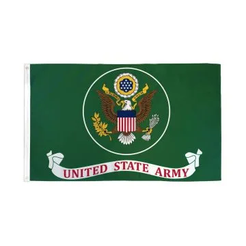 DRAPEAU ARMÍ?E DE TERRE DES Í?TATS-UNIS VERT 150x90cm - DRAPEAU UNITED STATES ARMY 90 x 150 cm - DRAPEAUX