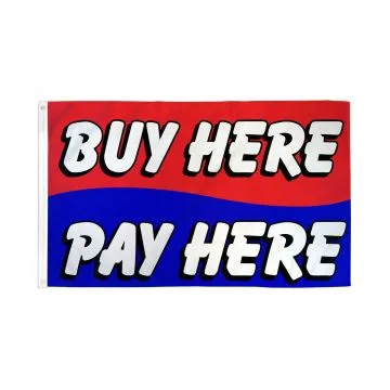 DRAPEAU ACHÍ?TE ICI PAYE ICI 150x90cm - DRAPEAU BUY HERE PAY HERE 90 x 150 cm - DRAPEAUX