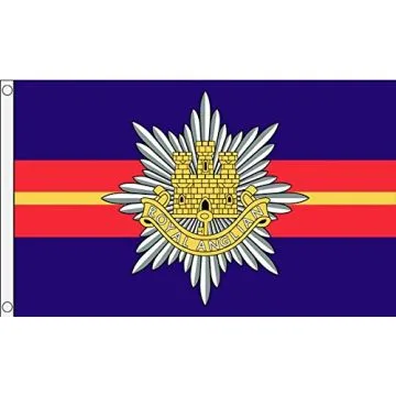 DRAPEAU ROYAL ANGLIAN REGIMENT DU ROYAUME-UNI 150x90cm - DRAPEAU BRITISH ARMY 90 x 150 cm - DRAPEAUX