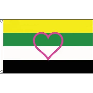 DRAPEAU LGBT SKOLIOSEXUALITÉ 150x90cm - DRAPEAU FIERTÉ SKOLIOSEXUELLE 90 x 150 cm - DRAPEAUX