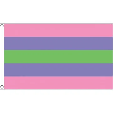 DRAPEAU LGBT FIERTÉ TRIGENDER 150x90cm - DRAPEAU FIERTÉ TRIGENRE 90 x 150 cm - DRAPEAUX