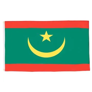 DRAPEAU MAURITANIE NOUVEAU 150x90cm - DRAPEAU MAURITANIEN 90 x 150 cm - DRAPEAUX